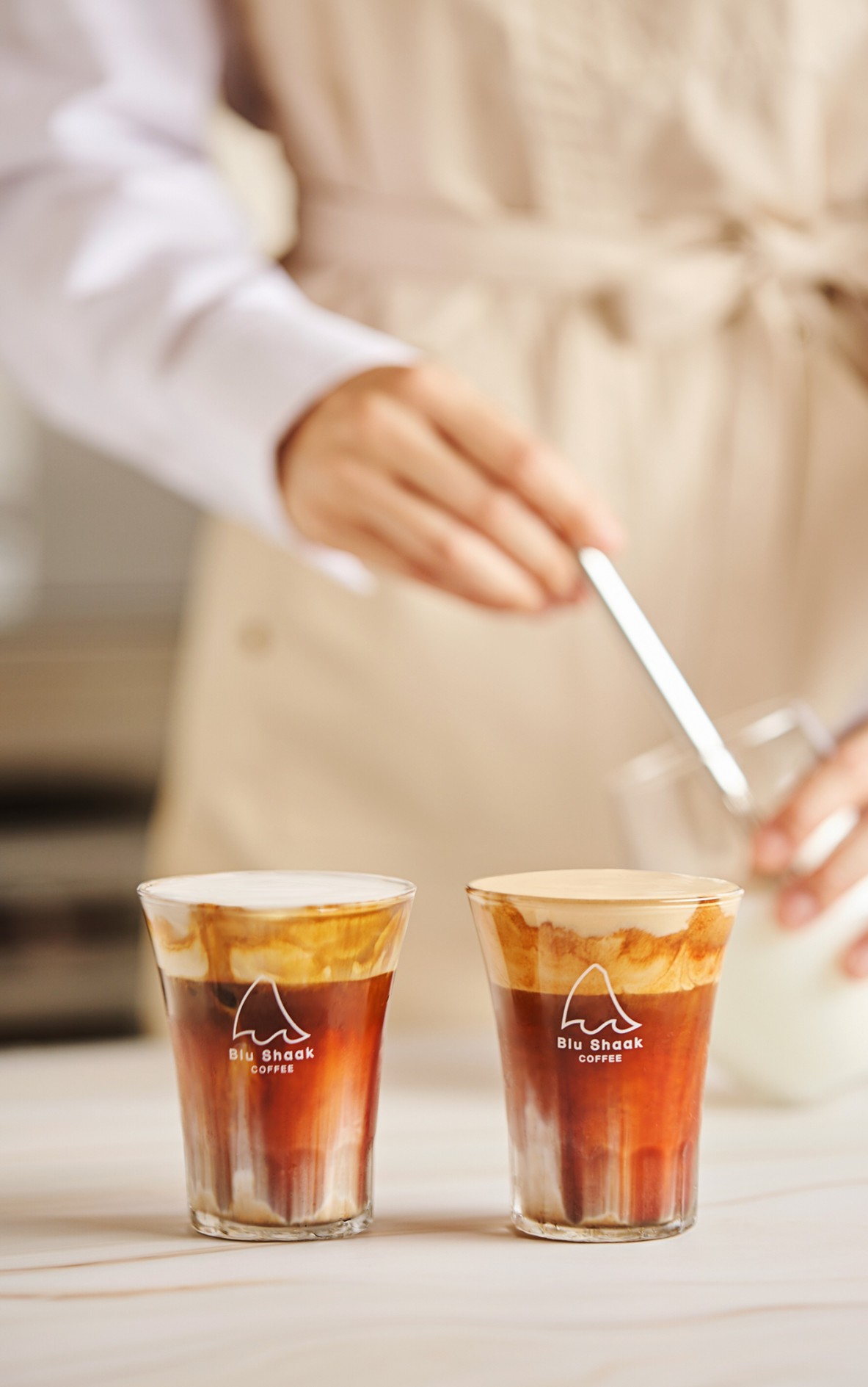 Blu Shaak coffee cup